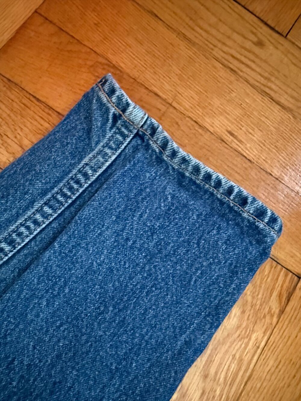 Vintage Gap Blue Jeans Classic Fit Size 16 Long 100% Cotton Indigo 90s Y2K - Picture 6 of 7